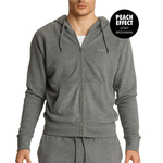 Bluza Dresowa Męska Dopasowana Szary Melanż HMT-001