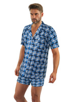 Men's Cotton Unzipped Short Pajamas