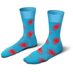 Skarpety Męskie Kolorowe Krab Wielokolorowy Funny