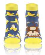 Sesto Senso Herren Skarpetki Finest Cotton – Modische Bananen-Muster, Bequeme Baumwolle, Atmungsaktiv, Kurze Länge, Vielseitig für Alltag und Eleganz, Mehrfarbig, Neu