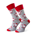 Santa Claus Cotton Socks, Color:
