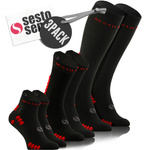 3X Skarpety Sportowe SKB09 SKB11 SKB12 Sesto Senso