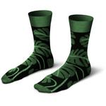 Skarpety Męskie Liść Zielony Kolorowe Wysoka Jakość Funny