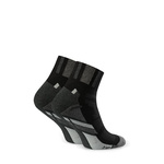 Black half terry sports socks