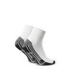 Black half terry sports socks