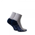 Black half terry sports socks