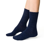 Alpaca Wool Socks Art. 044 Steven Navy Blue Hypoallergenic