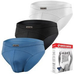 Sesto Senso Herren Slips 3er Pack – Komfortable Unterwäsche aus Micromodal, Weiche Flachnähte, Atmungsaktiv, Gelb, Hergestellt in Polen