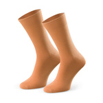 Smooth socks made of top quality cotton in pink color