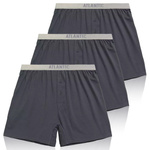 Men's Boxer Shorts Black Pima Cotton BMB-005
