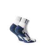 Black half terry sports socks