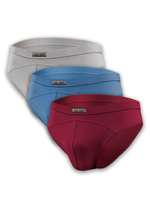 Sesto Senso Herren Slips Set – Komfortable Unterwäsche aus Micromodal, Flache Nähte, Atmungsaktiv, 3er Pack, Weiß, Eleganter Look, Nachhaltig