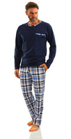 Men's long sleeve pajamas in high quality cotton model 2576/26