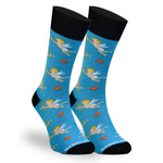 Lange Socken FINEST Mehrfarbig