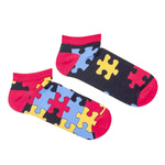 Stopki Męskie Bawełniane Puzzle