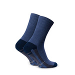 Sporty Half Terry Jeans Socks With High Stretch Welt