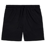 Black Men's Soft Knit Sweatshorts HMB-004