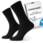 Sesto Senso Herren & Damen Skarpeten – Bequeme, Gesundheitsfördernde Baumwollsocken, Ohne Druck, Ideal für Diabetiker, Täglicher Komfort, Atmungsaktiv, Verstärkte Ferse & Zehen, Beige, Für Anzug & Alltag