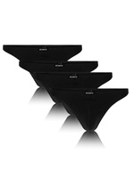 Stringi Męskie Czarny Komfort Noszenia