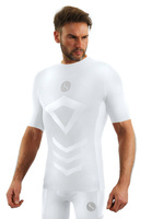 Men's short sleeve t-shirt double layer breathable knit black Thermo Active