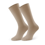Beige Steven bamboo fiber socks for men, exceptionally breathable and comfortable, without a pattern Bamboo socks unpressed Art. 165