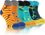 3x Colorful Funny Socks