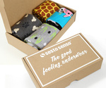4x Colorful Funny Cotton Socks