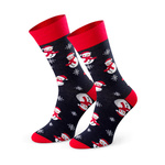 Christmas socks in snowmen made of high quality cotton yarn, Color: available in several patterns and colors