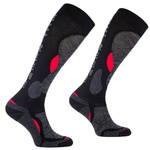 Ski Socks Anatomical Lightweight Merino Wool Mix Patterns