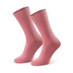 Smooth socks made of top quality cotton in pink color