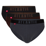 3-Pack Men's Microfiber Rubber Briefs 3MP-094