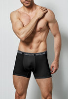 szorty męskie dopasowane zew. guma jersey 95% baw. 5% ela. 573E-NER/CZA-4/M