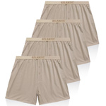 Men's Boxer Shorts Black Pima Cotton BMB-005
