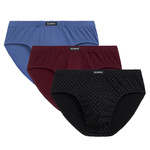Men's Classic Briefs With Non-Pressing Rubber 3MP-179