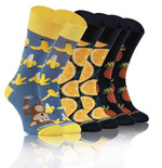 Lange Socken FINEST Mehrfarbig