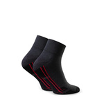 Black half terry sports socks