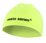 Sesto Senso Thermo Active Laufmütze – Leicht, Elastisch, Atmungsaktiv, UV-Schutz, Feuchtigkeitsableitend, Schnell trocknend, Winddicht, Poliamid, Für Winteraktivitäten, Gelb, Damen