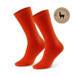 Socks 50% Alpaca Wool Art 044 Orange Hypoallergenic