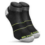 Sesto Senso Sport Socken Set – Nahtlos, Atmungsaktiv, Baumwolle, Anatomic Design, Antibakteriell, Unisex, 2 Paar, Ideal für Sport und Alltag, Weiß, S01