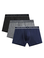 szorty męskie dopasowane zew. guma jersey 95% baw. 5% ela. 312T-3PAK-NIEC/SZMU/CZA-4/M