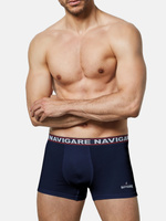 szorty męskie dopasowane zew. guma jersey 95% baw. 5% ela. 322-NAV/GRA-4/M