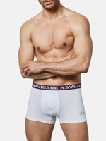 szorty męskie dopasowane zew. guma jersey 95% baw. 5% ela. 322-BIA-4/M