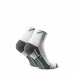 Black half terry sports socks