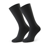 Airy socks for men made of bamboo fiber, graphite, no pattern Bamboo socks without pressures Art. 165