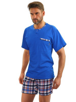 Men's Cotton Short Sleeve Pajamas