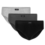 Men's Classic Cut Briefs Graphite 3BMP-006