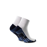 Black half terry sports socks