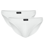 Slipy Męskie Mini Czarne Bawełna Pima 2-Pack 2BMP-014