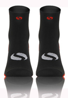 Sesto Senso Sport Socken SKB01 – Atmungsaktive, Nahtlose Sportsocken aus Poliamid, Thermoregulierung, Schwarz, Unisex, Ideal für Laufen & Fitness, Strapazierfähig, Feuchtigkeitsableitend, Komfortabel