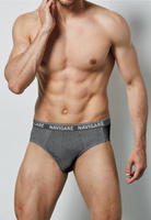 slipy męskie dopasowane zew. guma jersey 95% baw. 5% ela. 574E-GRIS/SZMC-4/M